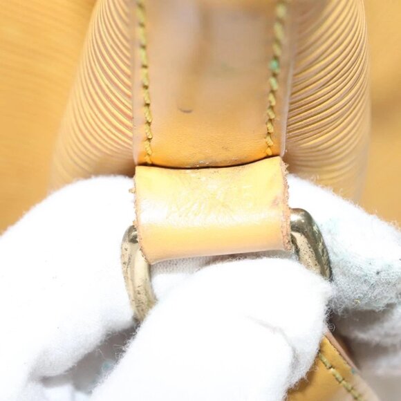 LOUIS VUITTON Epi Petit Noe Shoulder Bag Yellow M44109 LV Auth 117939 - Picture 13 of 15